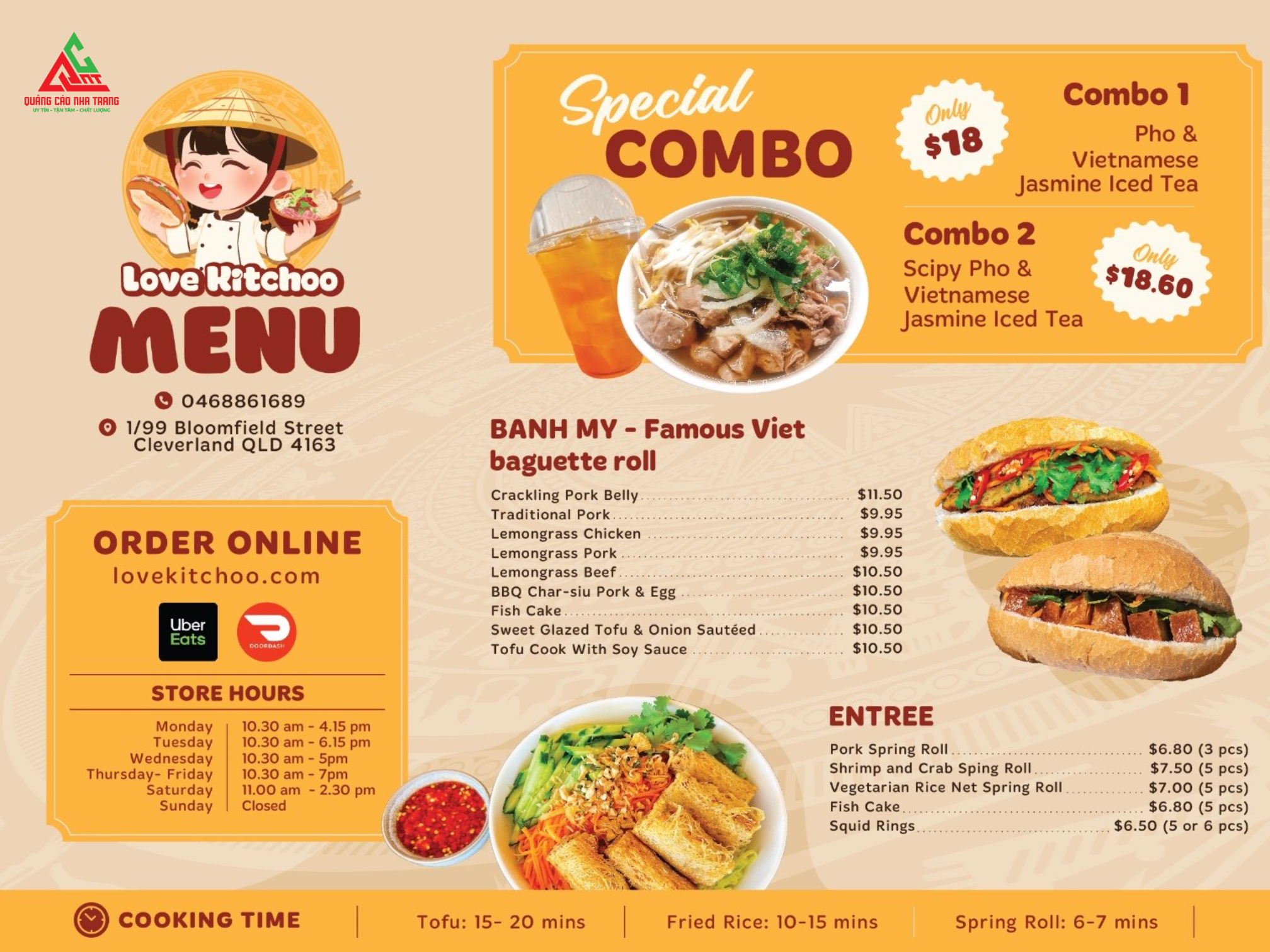 Thiết kế Menu, Thực đơn