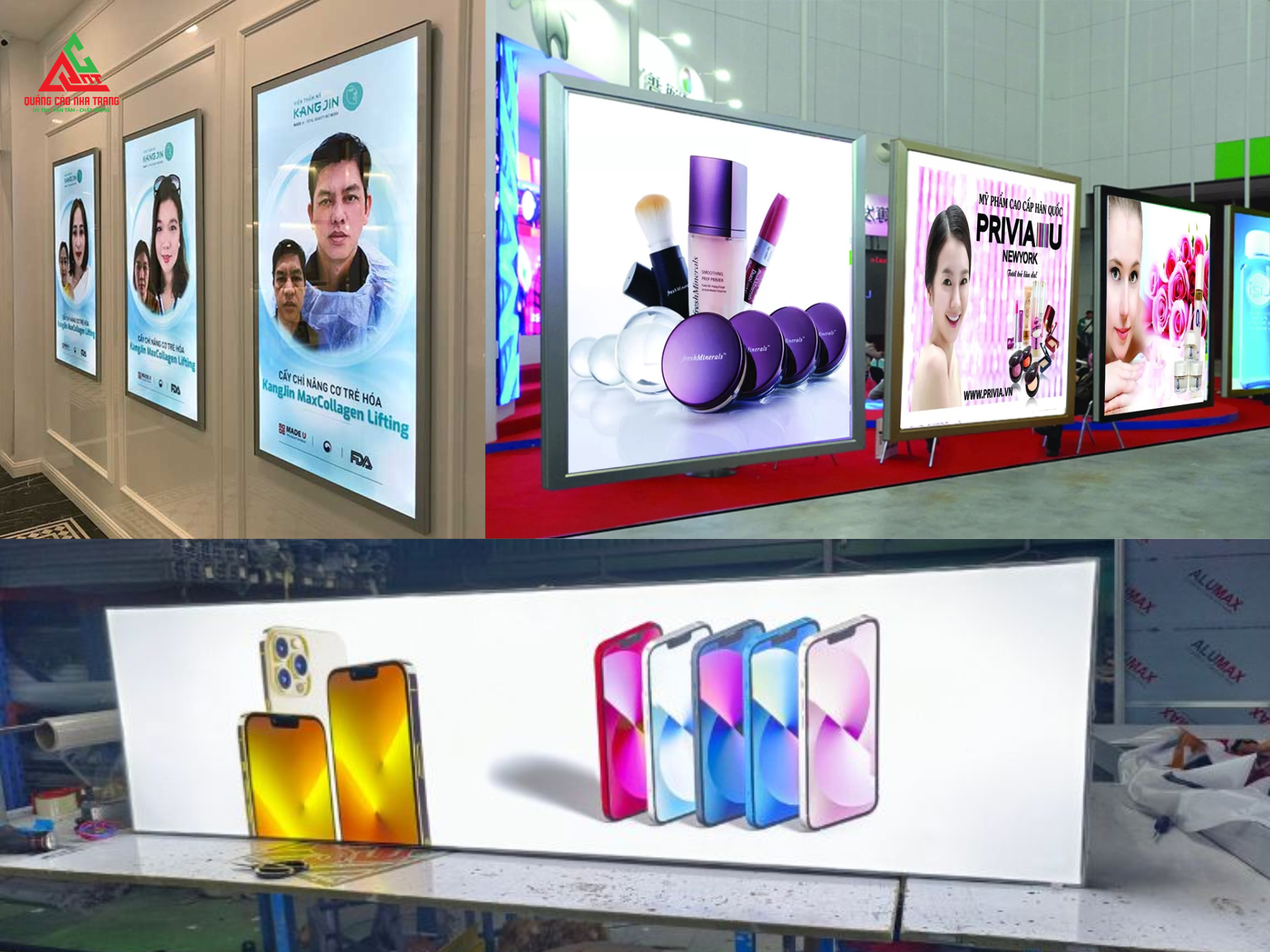 Thi công Hộp đèn siêu mỏng